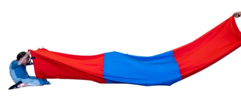 Детская игрушка Bintiva Sensory Compression Tunnel Motor Skill Development Learning Tunnel, Ages 3+