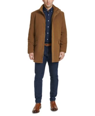 Men's Full-Zip Stand-Collar Car Coat