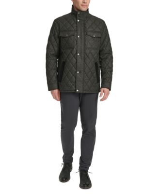 Men's Quilted Stand-Collar Jacket