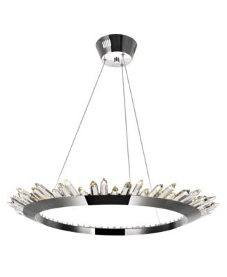 CWI Lighting 4" Metal Arctic Queen LED Up Chandelier