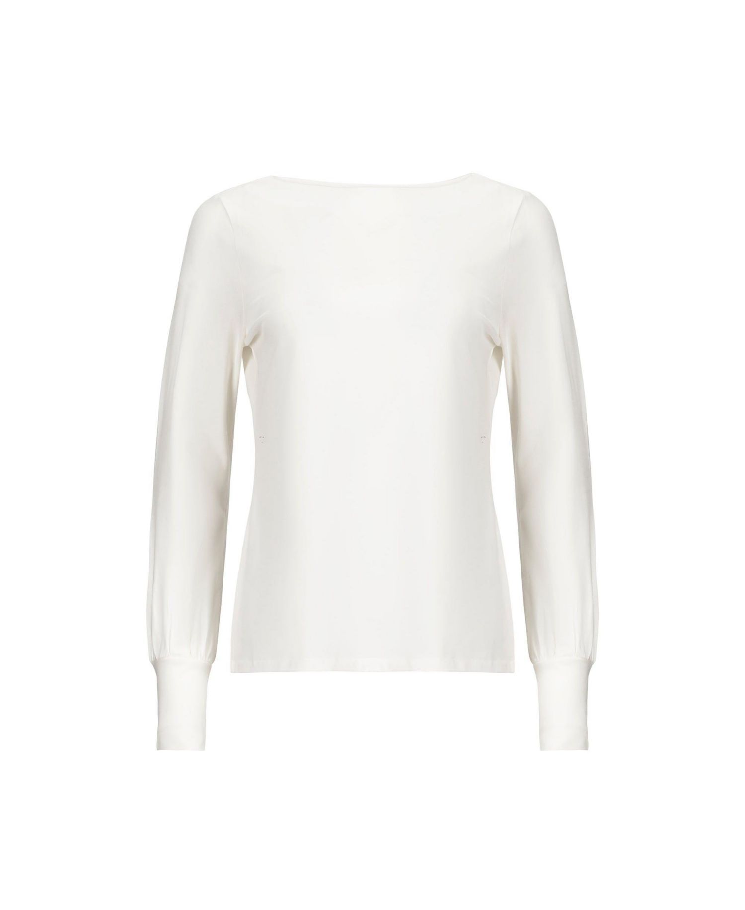 Women's Hope and Henry Organic Bellow Sleeve Knit Top with Button Cuffs