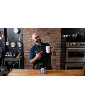 Carving Fork and Whisk Latte Tattoo Mug, 15oz