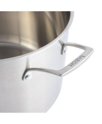 Tri-Ply Stainless Steel Professional Grade Stock Pot w/Lid, 12-Quart