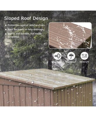 Streamdale Metal Storage Shed Rust, Rain, & Wind Resistant