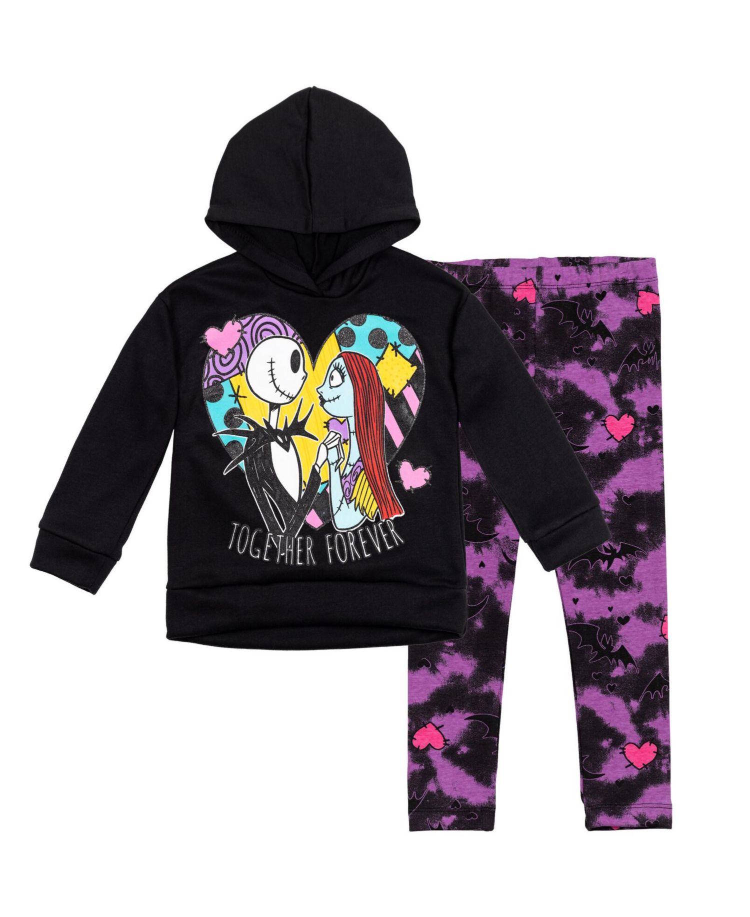 Toddler Girls Winnie the Pooh Fleece Hoodie and Leggings Outfit Set