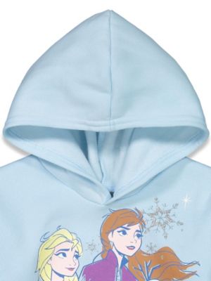 Girls Elsa Princess Anna Olaf Hoodie and Leggings Outfit Set