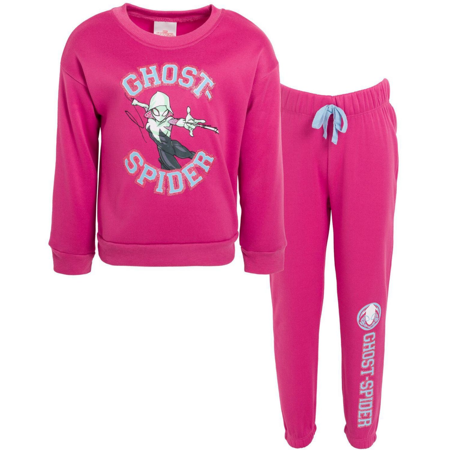 Little Girls Spider-Man (4-6X) Spider Gwen Fleece Sweatshirt and Pants Set