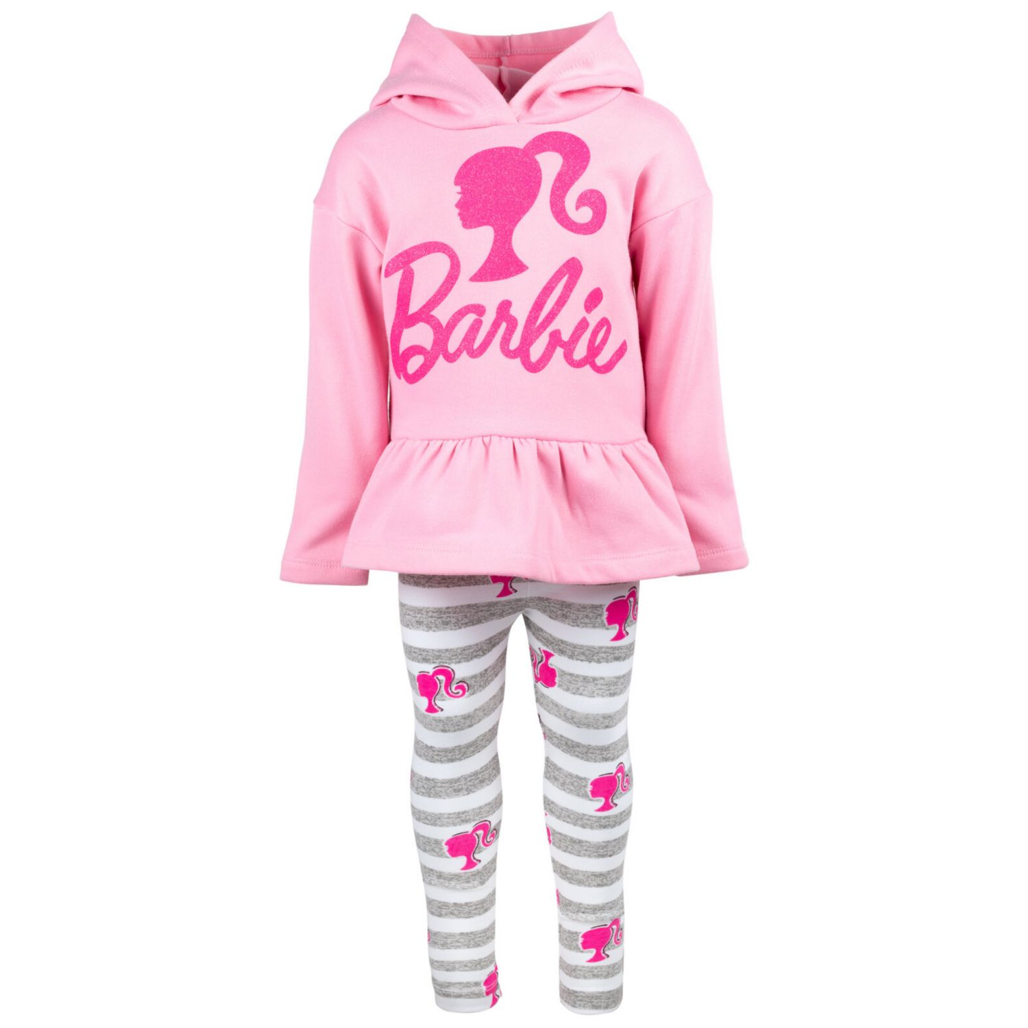 Girls' 2-Piece Fleece Hoodie and Leggings Set