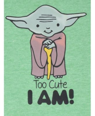 Baby Boys Chewbacca C-3PO R2-D2 Darth Vader Yoda 5 Pack Short Sleeve Bodysuits Newborn to