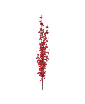 Ilex Berry Stem - Vibrant Seasonal Accent (Set of 2)