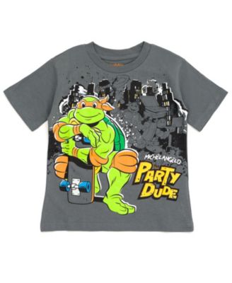 Toddler Boys Leonardo Michelangelo Raphael Donatello 4 Pack T-Shirts