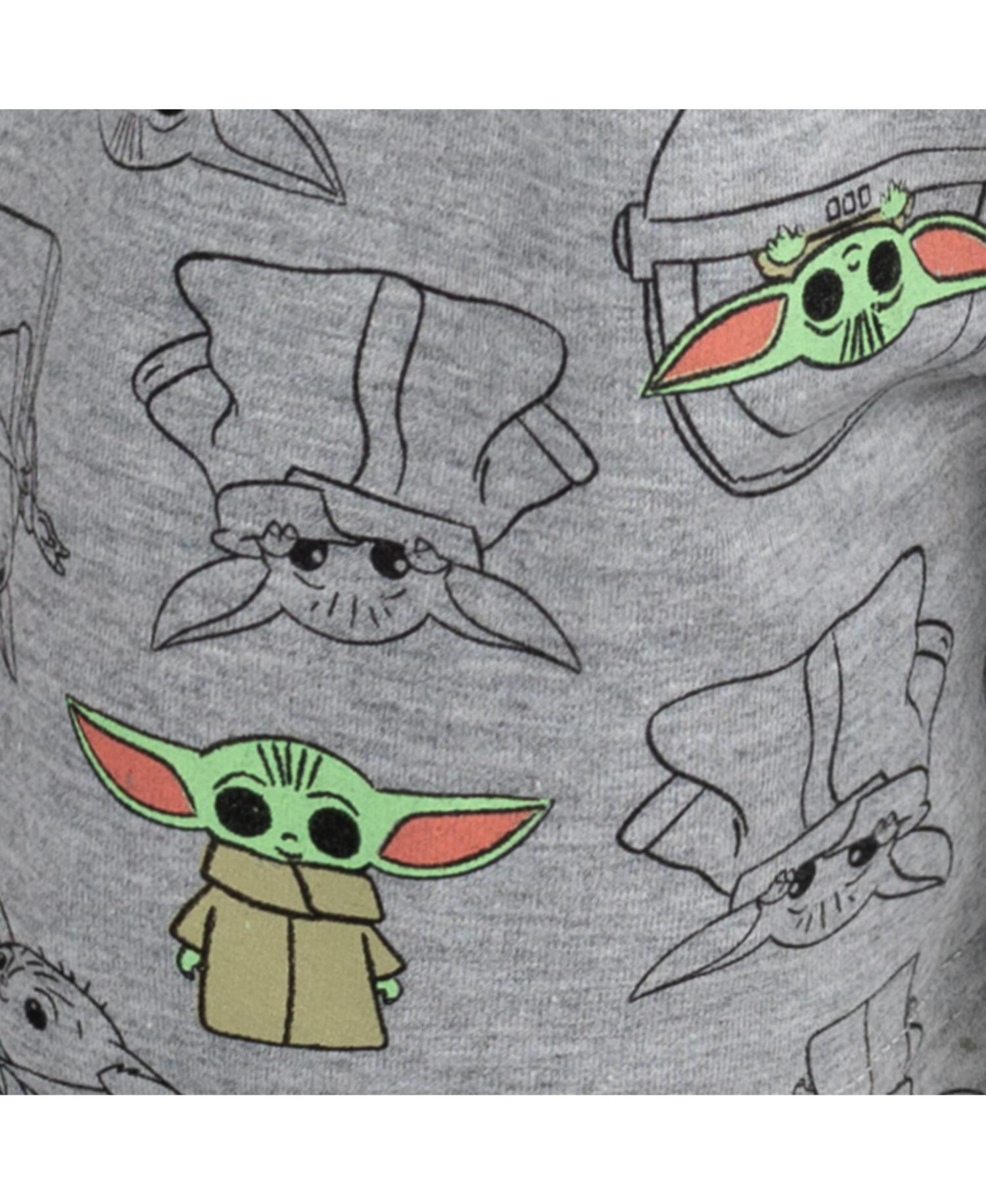 Baby Boys The Mandalorian Grogu 2-Piece T-Shirt and Shorts Set