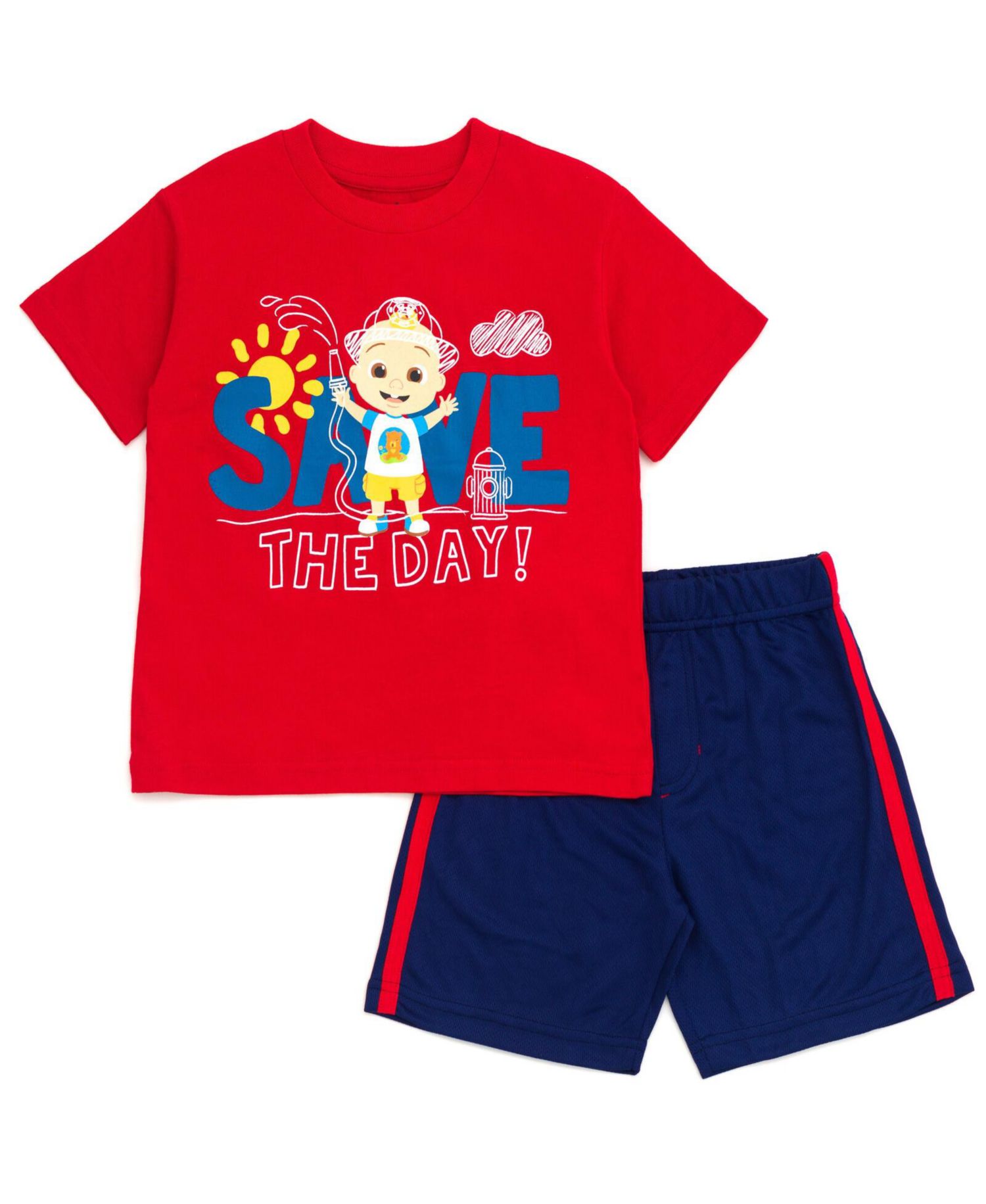 Baby Boys JJ T-Shirt and Mesh Shorts Outfit Set