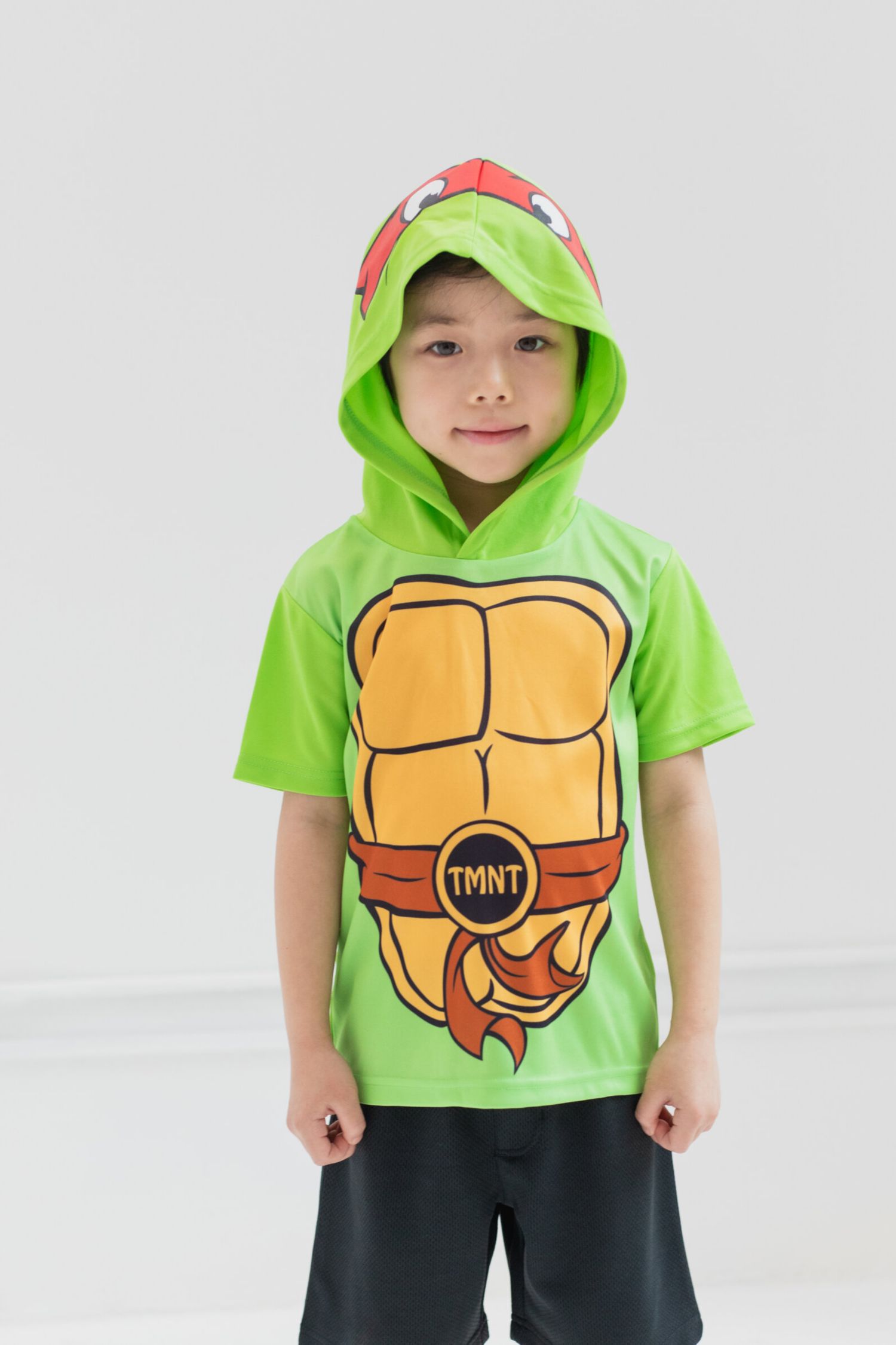 Little Boys Raphael Mesh Athletic Pullover T-Shirt Shorts Outfit Set