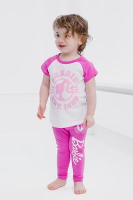 Little Girls T-Shirt and Leggings Outfit Set