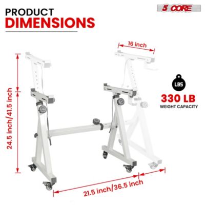 Keyboard Stand w Wheels Heavy Duty White Height Width Adjustable Z Style Digital Piano Stands KS Z1 WH HD WHLS