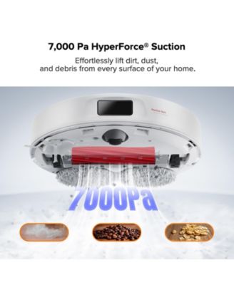 Qrevo Pro Robot Vacuum and Mop with FlexiArm Design Edge Mopping, Dynamic Hot Water Mop Washing and Auto Mop Drying, Intelligent Dirt Detection, 7,000 Pa Suction