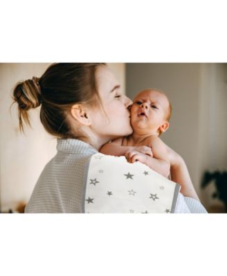 Baby Burp Cloths - 7 Pack Triple Layered - Top and Bottom 100% Cotton and Middle Layer 100% Polyester Fleece - Absorbent Burping Cloth Extra Absorbent Baby Burp Cloth Extra Soft for Girls