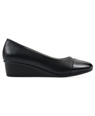 Women's Bolivia Cap Toe Wedge Pumps