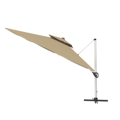 11 FT Square Double Top Patio Umbrella