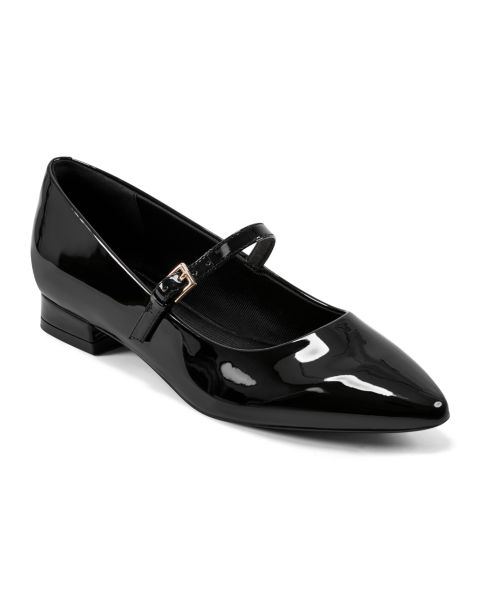 Женские балетки Rockport Taren Total Motion Mary Jane Flats, цвет: Чёрный лаковый