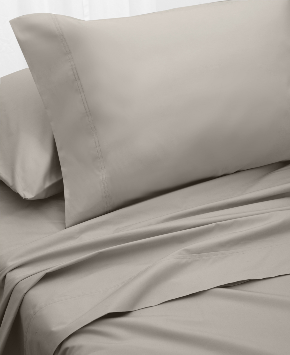 Naturelle 100% Tencel Lyocell 300 Thread Count Sateen 4-pc. Sheet Set, Full In Dove Grey
