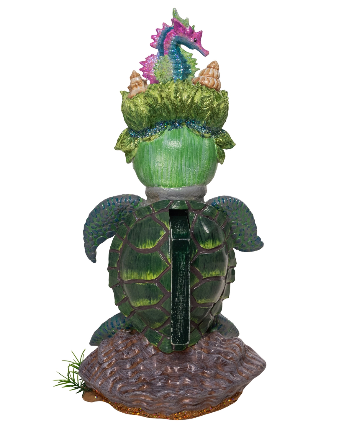 Kurt Adler 16-inch Hollywood Sea Turtle Nutcracker In Green