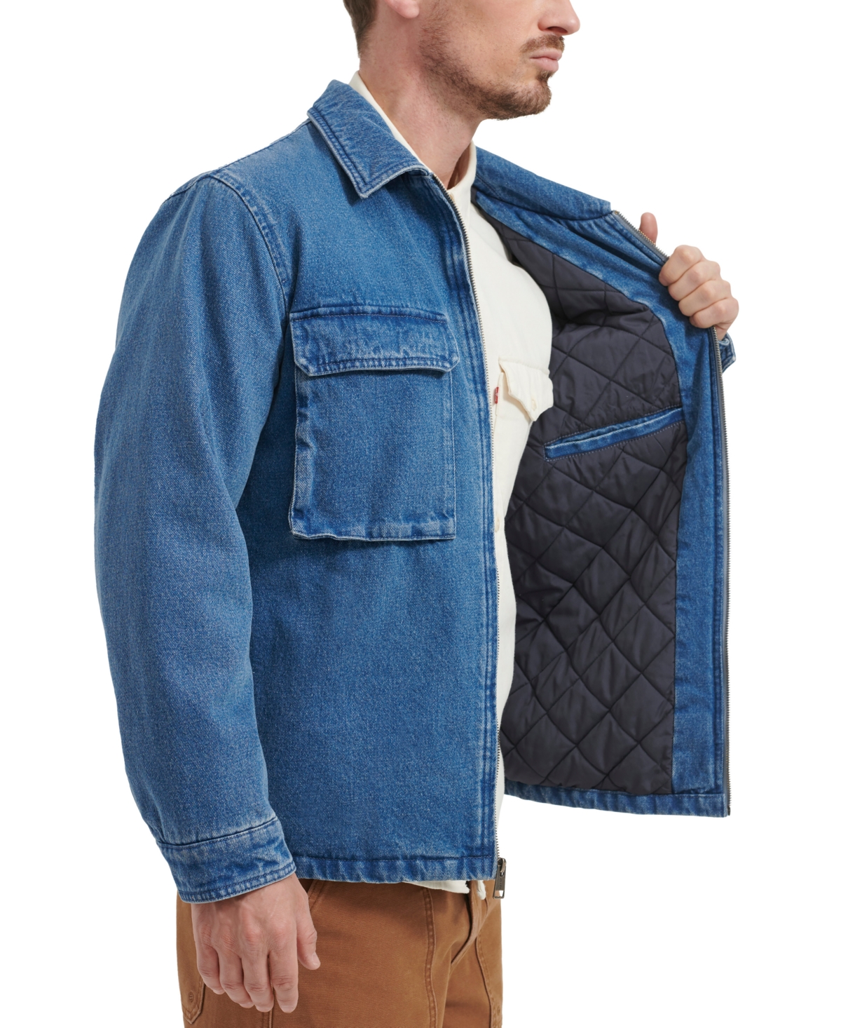 Levi's Men's Workwear Cotton Denim Shirt Jacket