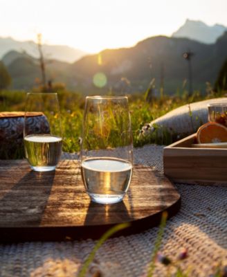 Set of 2 O Stemless Champagne Glasses