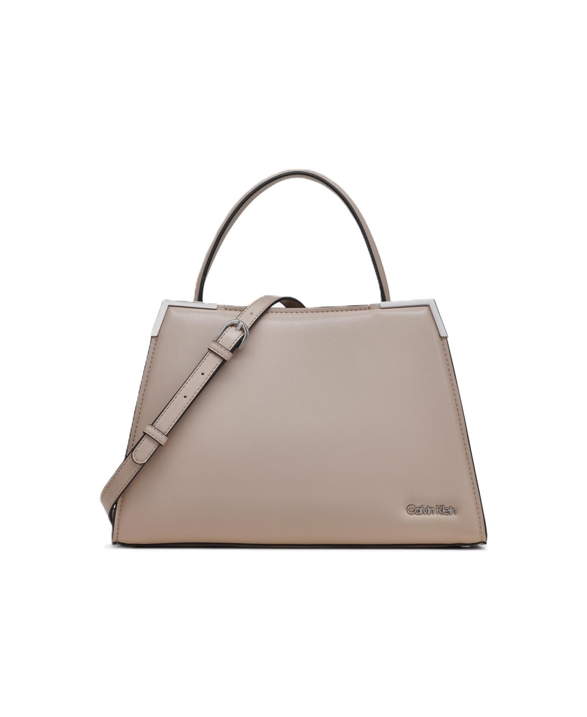 CALVIN KLEIN MICA TOP HANDLE CONVERTIBLE SATCHEL 