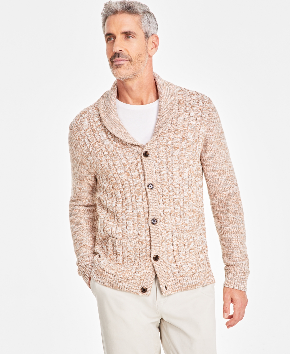 Macy's shawl collar sweater hotsell