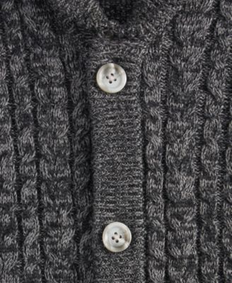 Men's Chunky Shawl Collar Cardigan Sweater, Created for Macy's