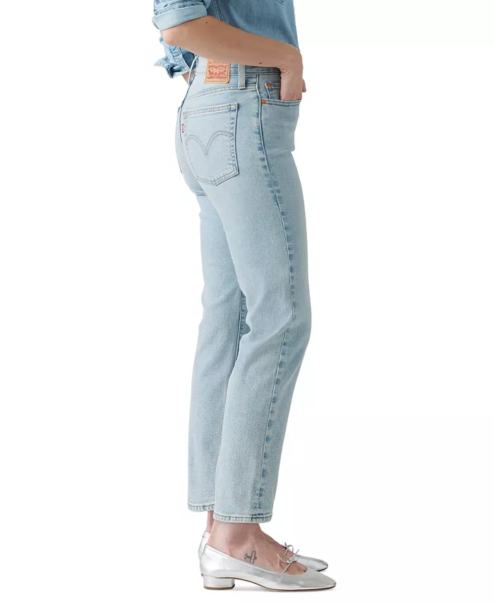 Women's Wedgie Straight-Leg High Rise Cropped Jeans - thumbnail 2