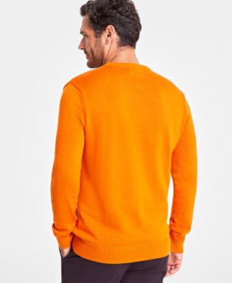 Men's Textured Cotton Sweater, Created for Macy's 