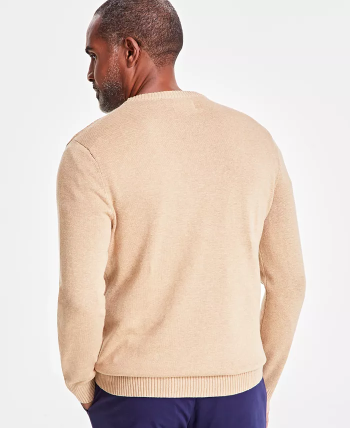 Men's Textured Cotton Sweater - thumbnail 6