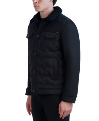 Paris Men's Quilted Trucker Jacket
