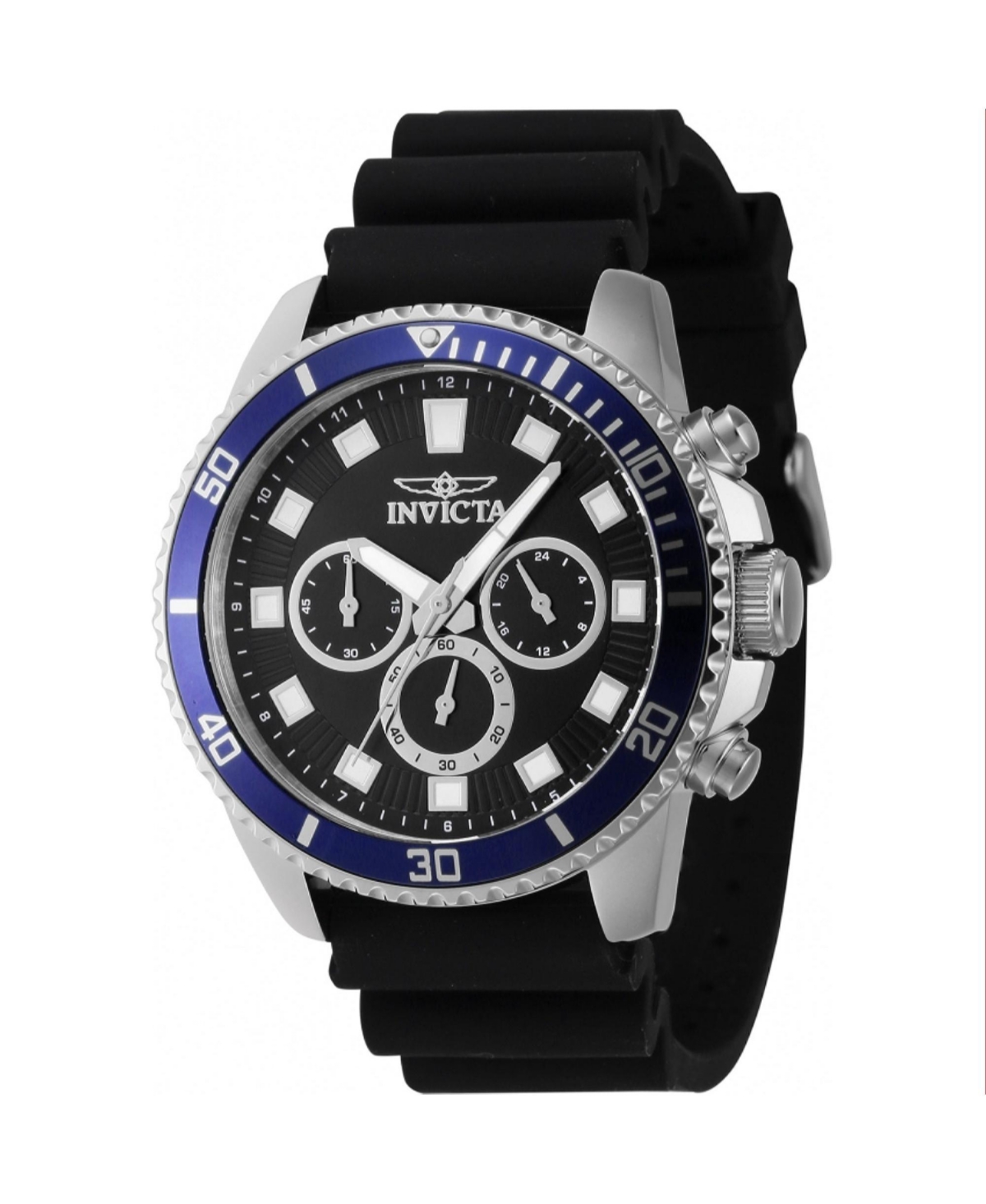 Invicta Men's 46118 Pro Diver Quartz ChronographDial Watch - Black