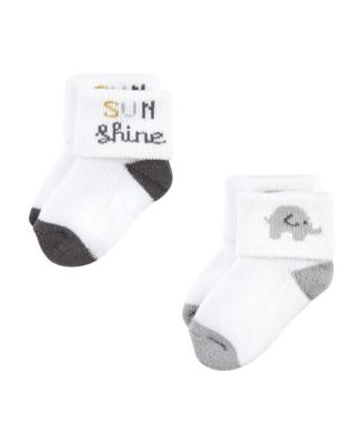 Baby Boys Hudson Unisex 12-Pair Set of Grow with Me Socks