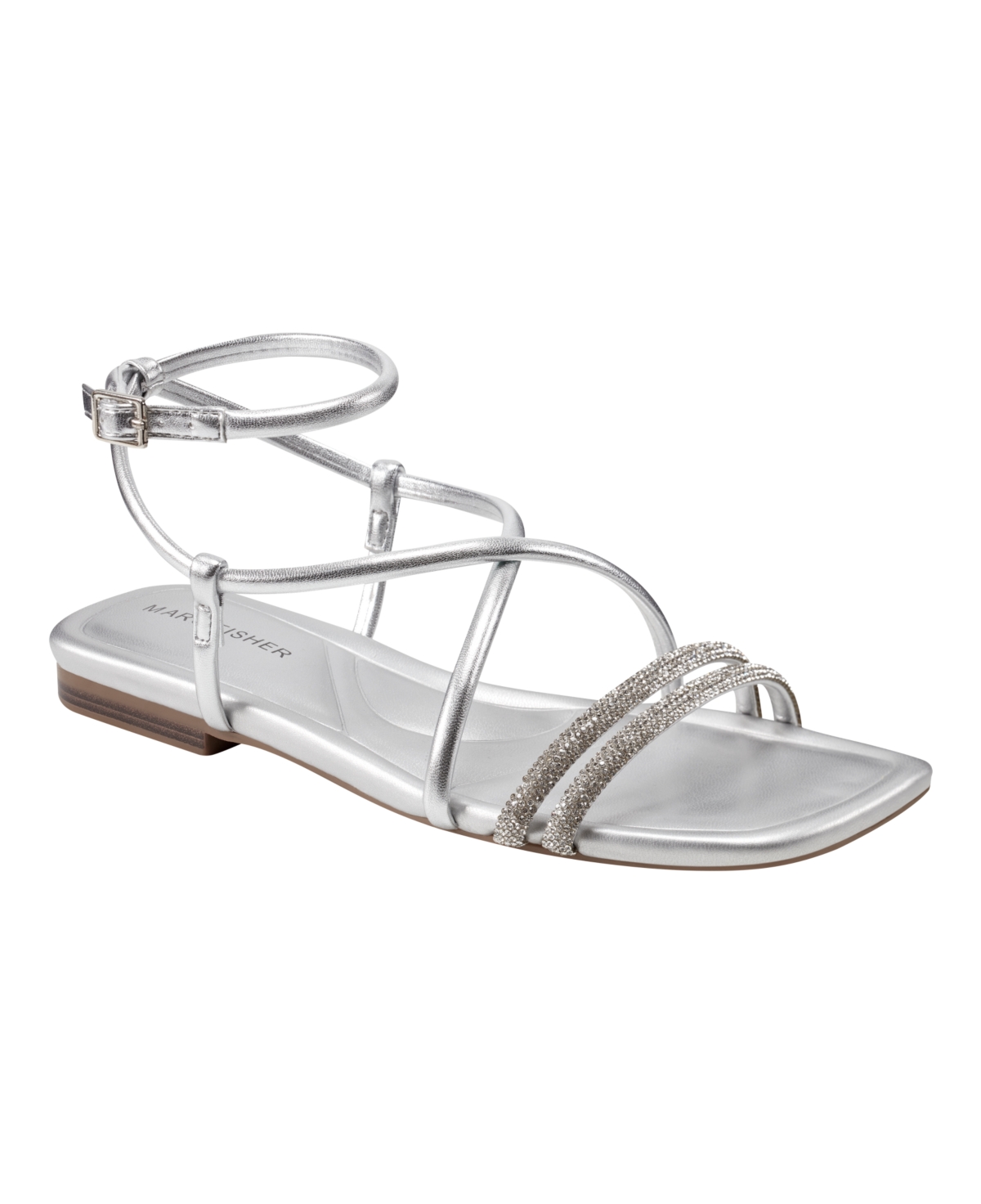 Women's Lakity Strappy Square Toe Flat Sandals - Pink