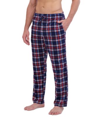 Hanes - Men's Ultimate Ultra Soft Plaid Brushed Fleece Pajama Pants