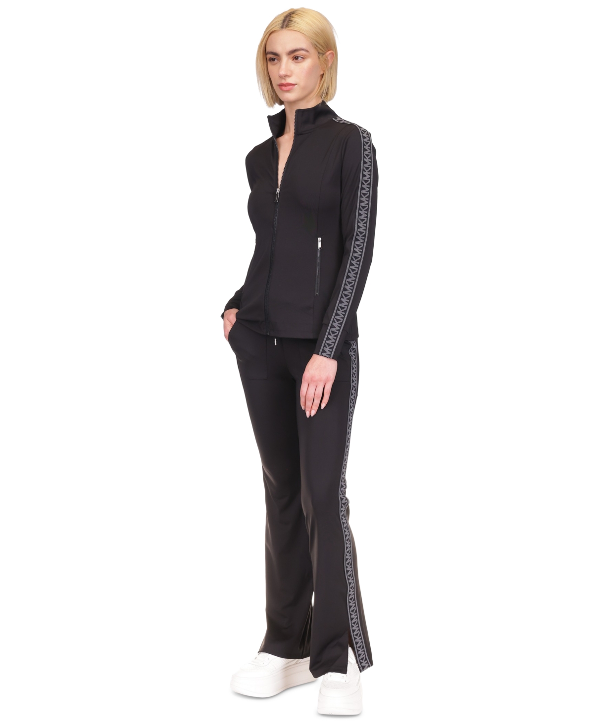 Michael Kors Women's Logo Tape Track Pants