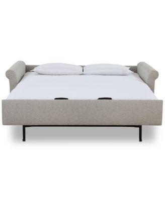 Paige 81" Fabric Silver Queen Sleeper Sofa