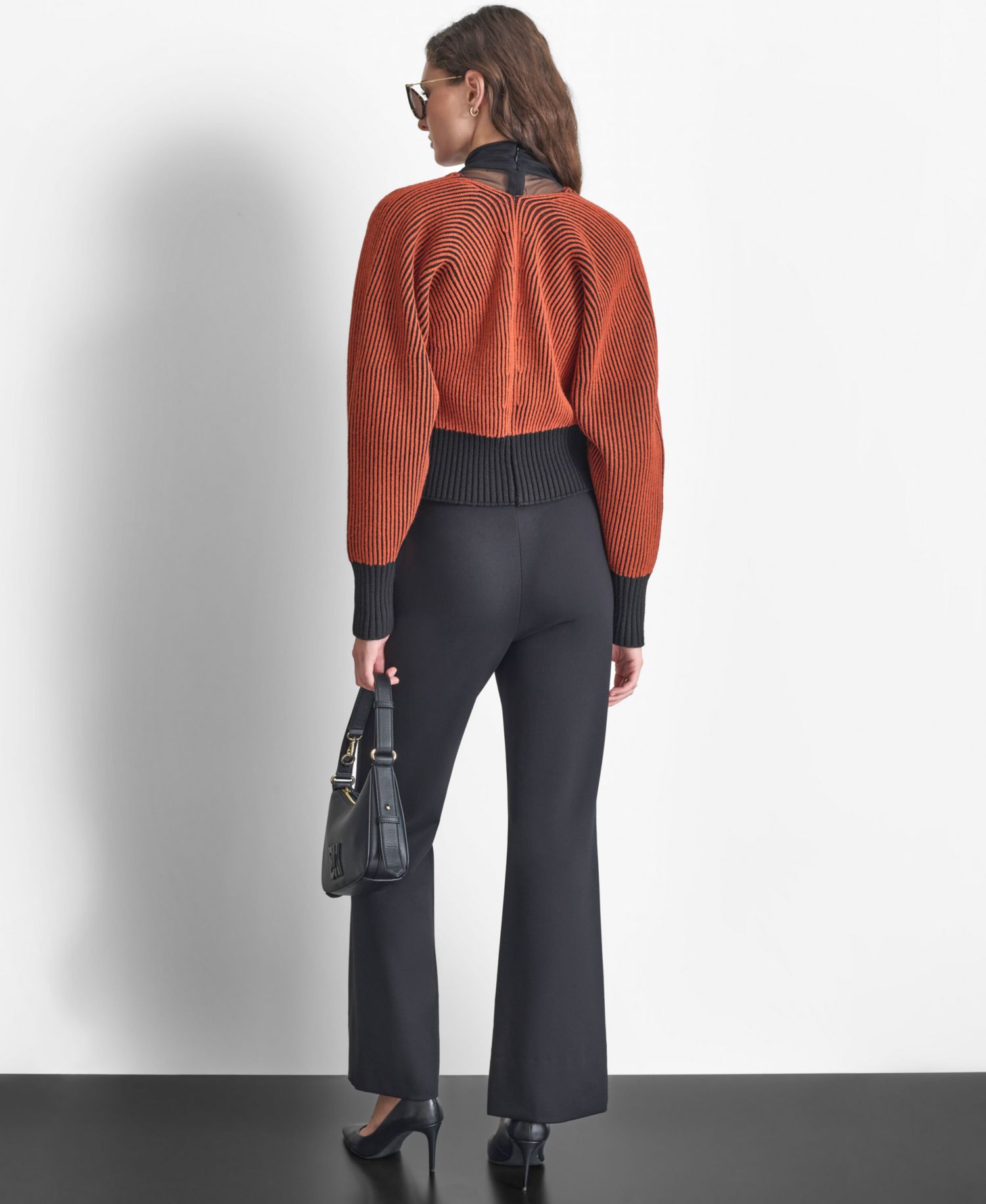 Women's Soft Ponte Knit High-Rise Pull-On Pants