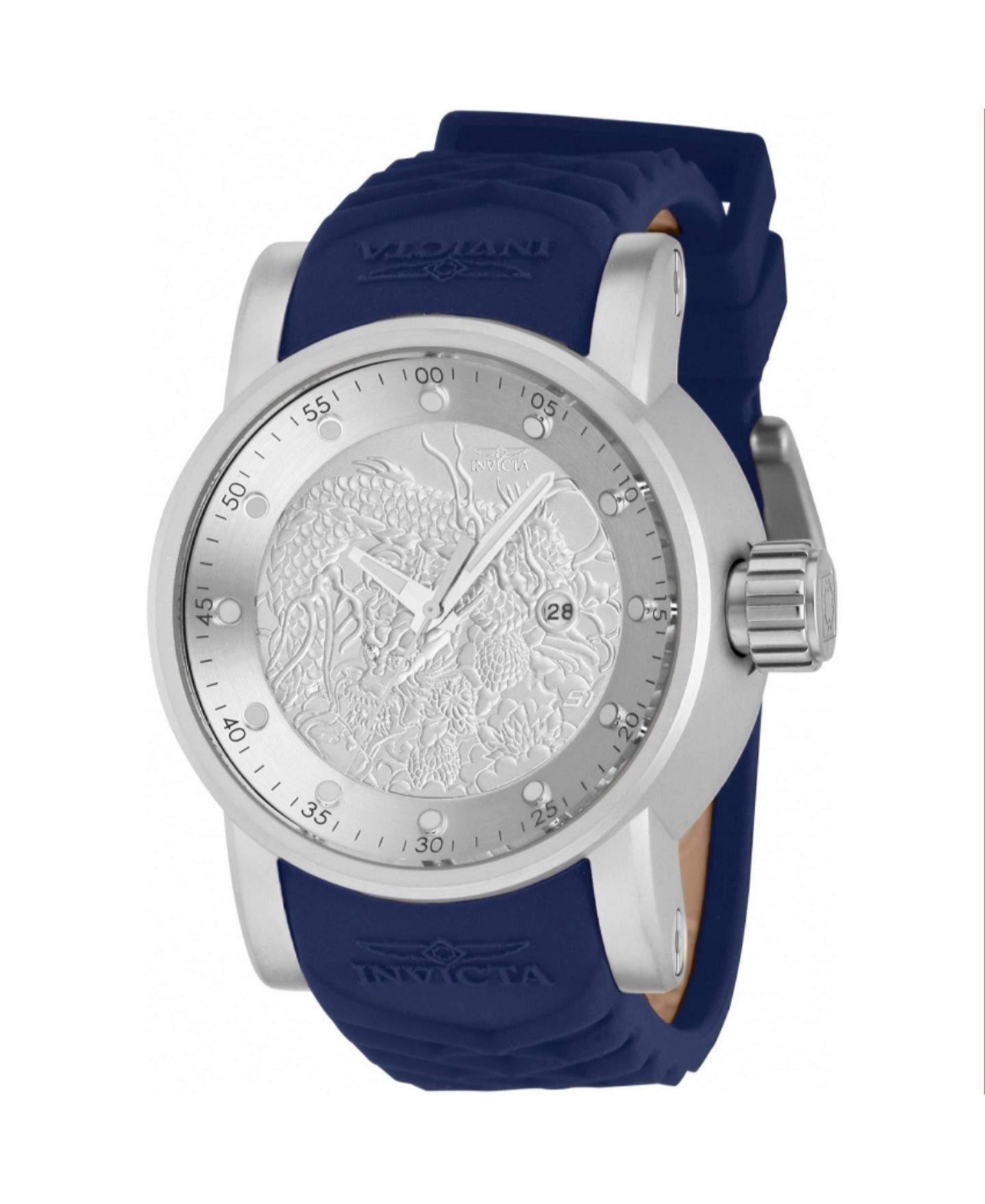 Мужские часы Invicta 41405 S1 Rally Quartz 3 Hand Silver Dial — фото 2