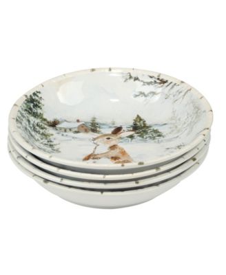Winter's Frost Soup Bowls, Set of 4