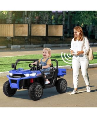 2-Seater Kids Ride On Dump Truck with Dump Bed and Shovel