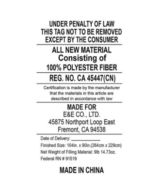 Stay Puffed Overfilled Down Alternative Comforter, King/California King