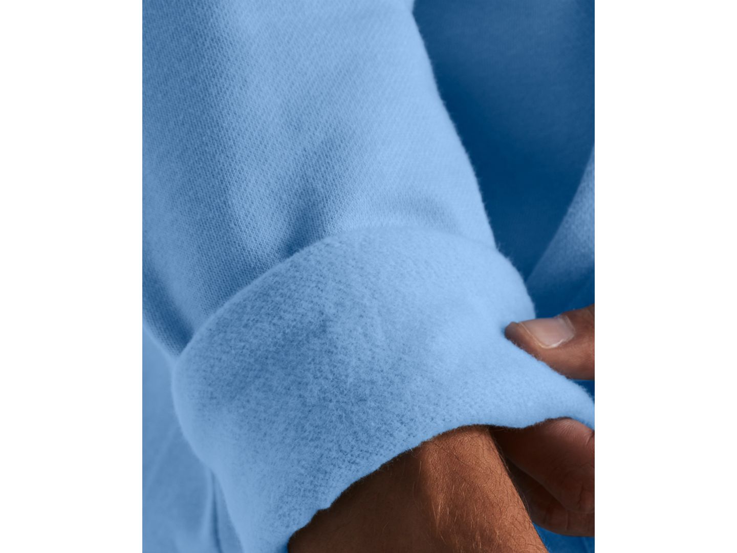 Мужское худи Under Armour Rival Logo Embroidered Fleece, цвет: Синий — фото 3