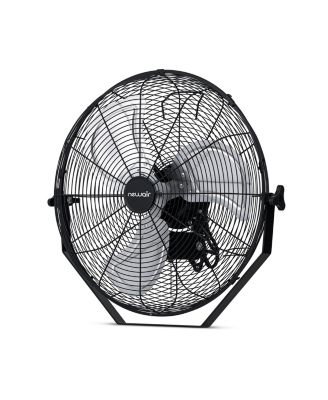 Adjustable High Velocity Wall Mount Fan – Heavy Duty Outdoor Garage Fan with 3 Speeds & Pull Chain, 4012 CFM