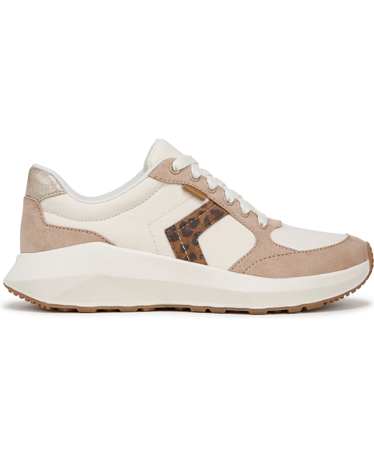Dr. Scholl's Women's Hannah Retro Sneakers -Leopard Faux Leather/Fabric